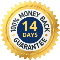14 days 100% money back guarantee